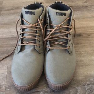 Mens Chrome High Top Shoes